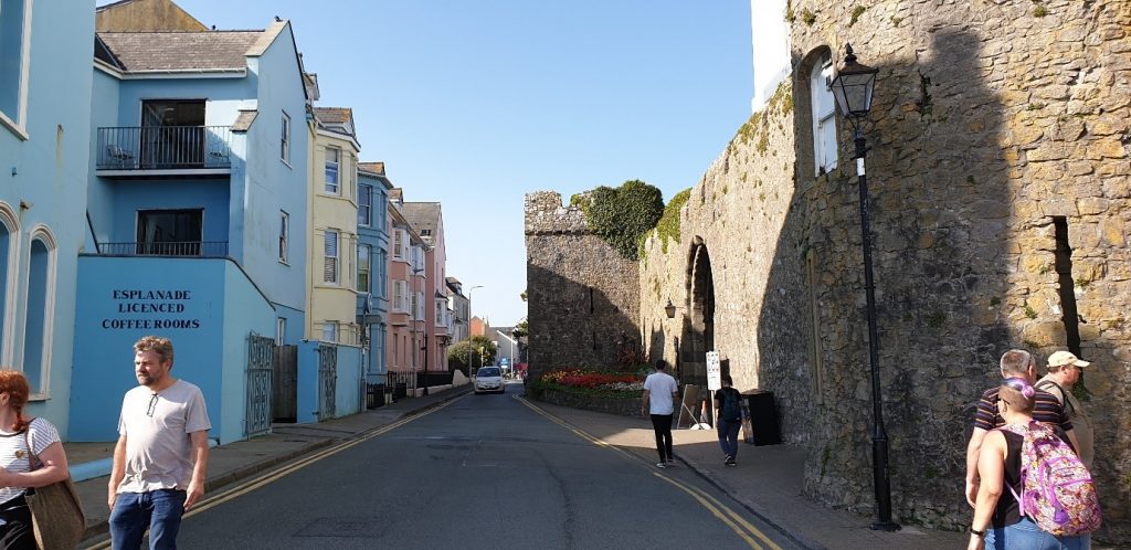 13th Century walls in Tenby